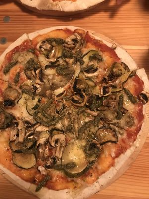  Vegan pizza!! at DogTown Lagos in Lagos