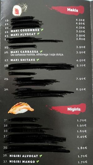 Opciones 4 at Bento Sushi in Terrassa