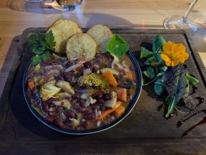 Bean stew (vegan)  at Aldeia da Cuada in Lajes Das Flores