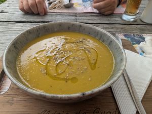 Pea soup at Aldeia da Cuada in Lajes Das Flores