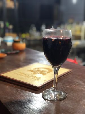 Vino caliente genial para las noches frias de Arequipa! at Mi Kcao in Arequipa
