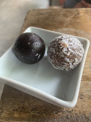 Vegan bliss balls  at Kaffi Arugam Bay in Arugam Bay