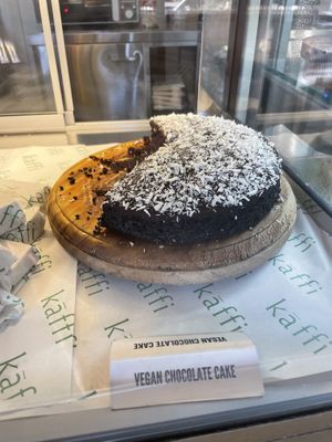 Vegan chocolate cakee  at Kaffi Arugam Bay in Arugam Bay