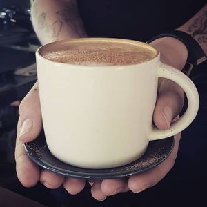 We stock a variety of milk and can substitute your vegan choice in any drink. at Kaffi Arugam Bay in Arugam Bay