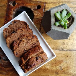 Vegan Banana Bread at Kaffi Arugam Bay in Arugam Bay