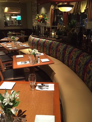 Seating at Olive Terrace Bar & Grill in Santa Clarita