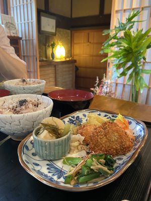 Lunch set!  at Ookinaki in Otsu