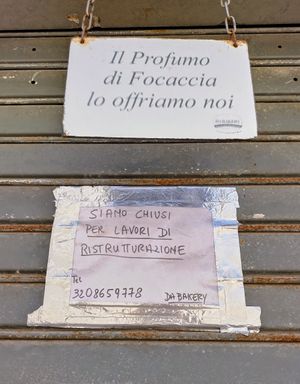 Closed for renovations as of May 2024 at Da Bakery in Alghero