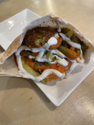 Palestinian falafel bag - Umi Falafel, Dublin  at Umi Falafel - North City in Dublin
