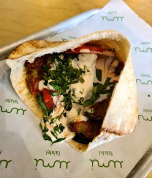 The Palestinian Falafel at Umi Falafel - North City in Dublin