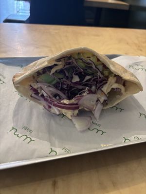 Plant based shawarma  at Umi Falafel - North City in Dublin