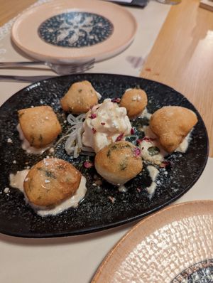 Salty Loukoumades at Paneri in Rhodes