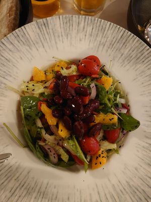 Vegan salad  at Paneri in Rhodes