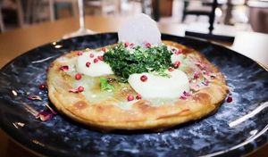 Vegan pita falafel at Paneri in Rhodes