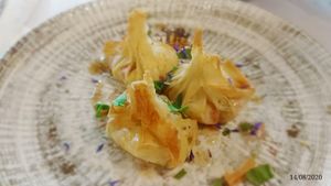 Too much oil on this at Paneri in Rhodes