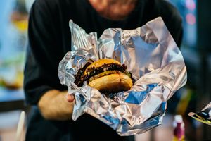 BEANS BEANS BEANS
 at Veganistan Brat in Kyiv