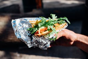 LAVASH KUSH at Veganistan Brat in Kyiv