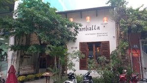 Front of the building  at Shamballa Vegetarian Restaurant & Tea House in Ho Chi Minh City