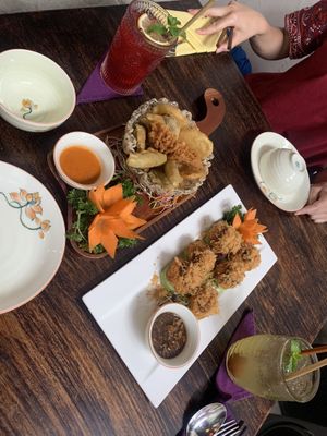   at Shamballa Vegetarian Restaurant & Tea House in Ho Chi Minh City