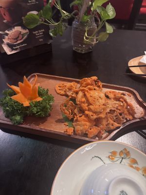 Cheesy lotus routes  at Shamballa Vegetarian Restaurant & Tea House in Ho Chi Minh City