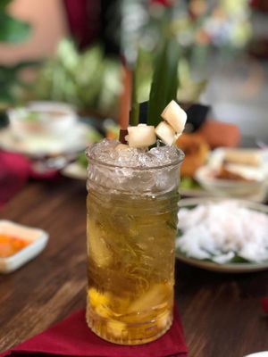 Aloe Vera juice was so fresh  at Shamballa Vegetarian Restaurant & Tea House in Ho Chi Minh City