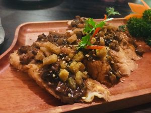 Truffled steamed baguettes at Shamballa Vegetarian Restaurant & Tea House in Ho Chi Minh City