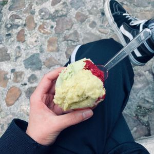 Gelato Avocado&Lime, Arancia&Rosmarino, Mora&Ribes at Gelataria COSI in Coimbra