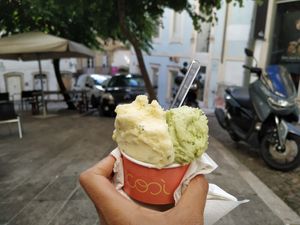 Vegan ice-cream in Coimbra! at Gelataria COSI in Coimbra