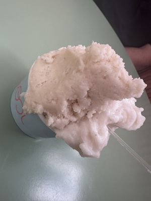 Small with hazelnut coconut, and apple.  at Gelataria COSI in Coimbra