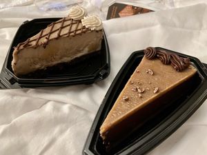 Peanut butter mudslide and dark chocolate caramel slice  at HeartBeet Organic Superfoods Cafe - Queen Anne in Seattle