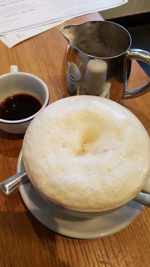 Soy latte at Caffi Glas in Penrhyndeudraeth