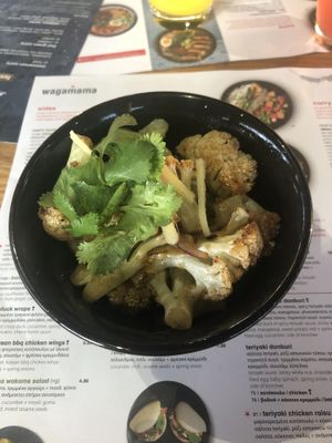 Cauliflower starter   at Wagamama in Paphos