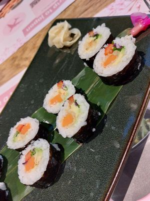 Vegan futomaki at Wagamama in Paphos