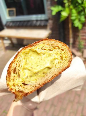 Pistachio Croissant at Life's a Peach in Utrecht