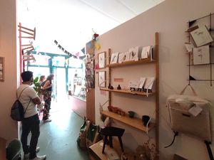 Some art for sale at Life's a Peach in Utrecht