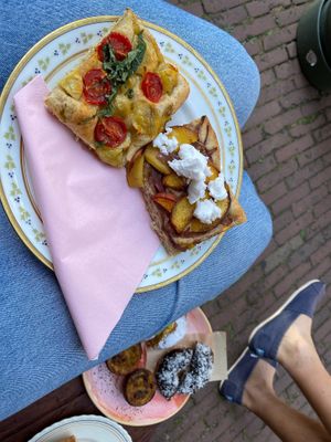 Focaccia  at Life's a Peach in Utrecht