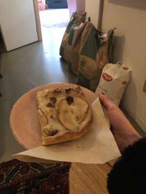 Focaccia pere (not that special)  at Life's a Peach in Utrecht