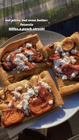 Focaccia Dolce  at Life's a Peach in Utrecht