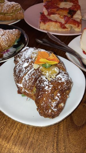 Almond croissant   at Life's a Peach in Utrecht