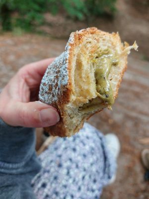 Cornetto al pistacchio at Life's a Peach in Utrecht