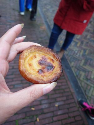 Pastel de nata at Life's a Peach in Utrecht
