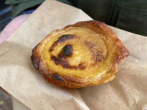 Pastel de nata at Life's a Peach in Utrecht
