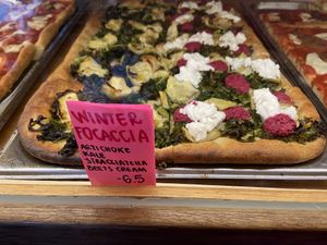 Focaccia specials Thursday 19 Feb 2026  at Life's a Peach in Utrecht