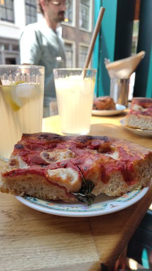 Foccacia Mozza at Life's a Peach in Utrecht