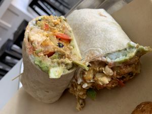 Breakfast Burrito  at The Modern Vegan in San Diego