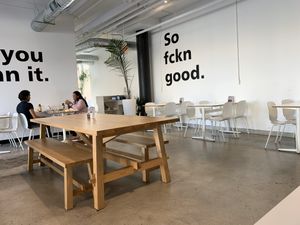 Really nice and clean inside  at The Modern Vegan in San Diego