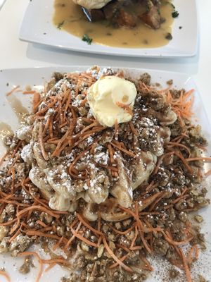 The Anna Waffle  at The Modern Vegan in San Diego