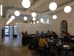 Main dining area at Moveable Feast in Wheaton