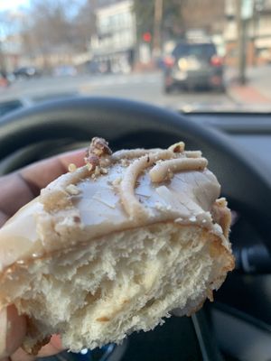 Maple pecan (1/4 slice of one donut) at Peaceful Provisions in Beacon