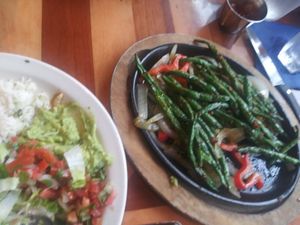 Vegan fajitas at Azul in Mill Creek